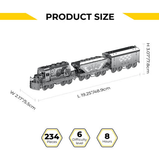HEAVY LOCO FREIGHT TRAIN