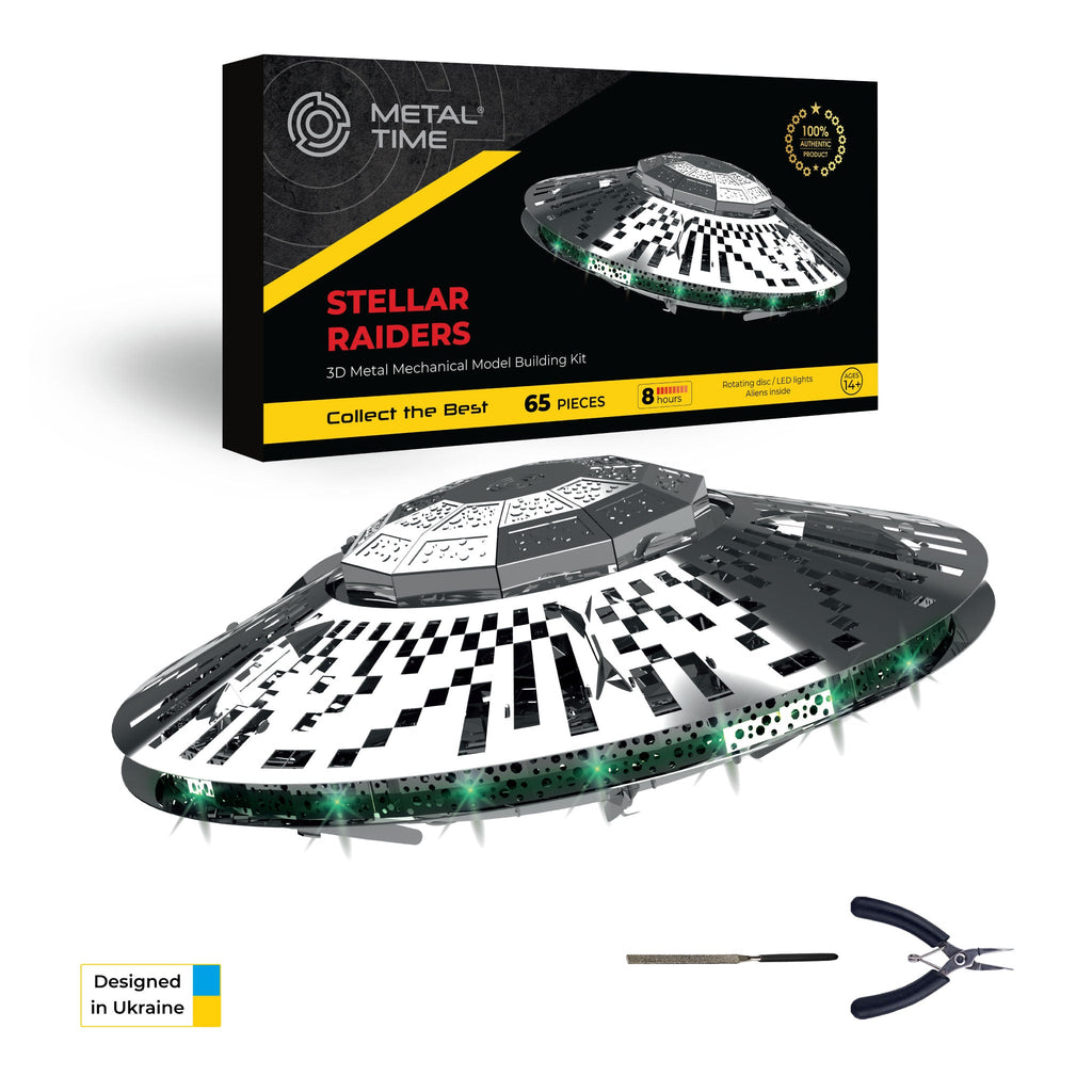 STELLAR RAIDERS UFO EMBELLISHED WITH SWAROVSKI® CRYSTALS