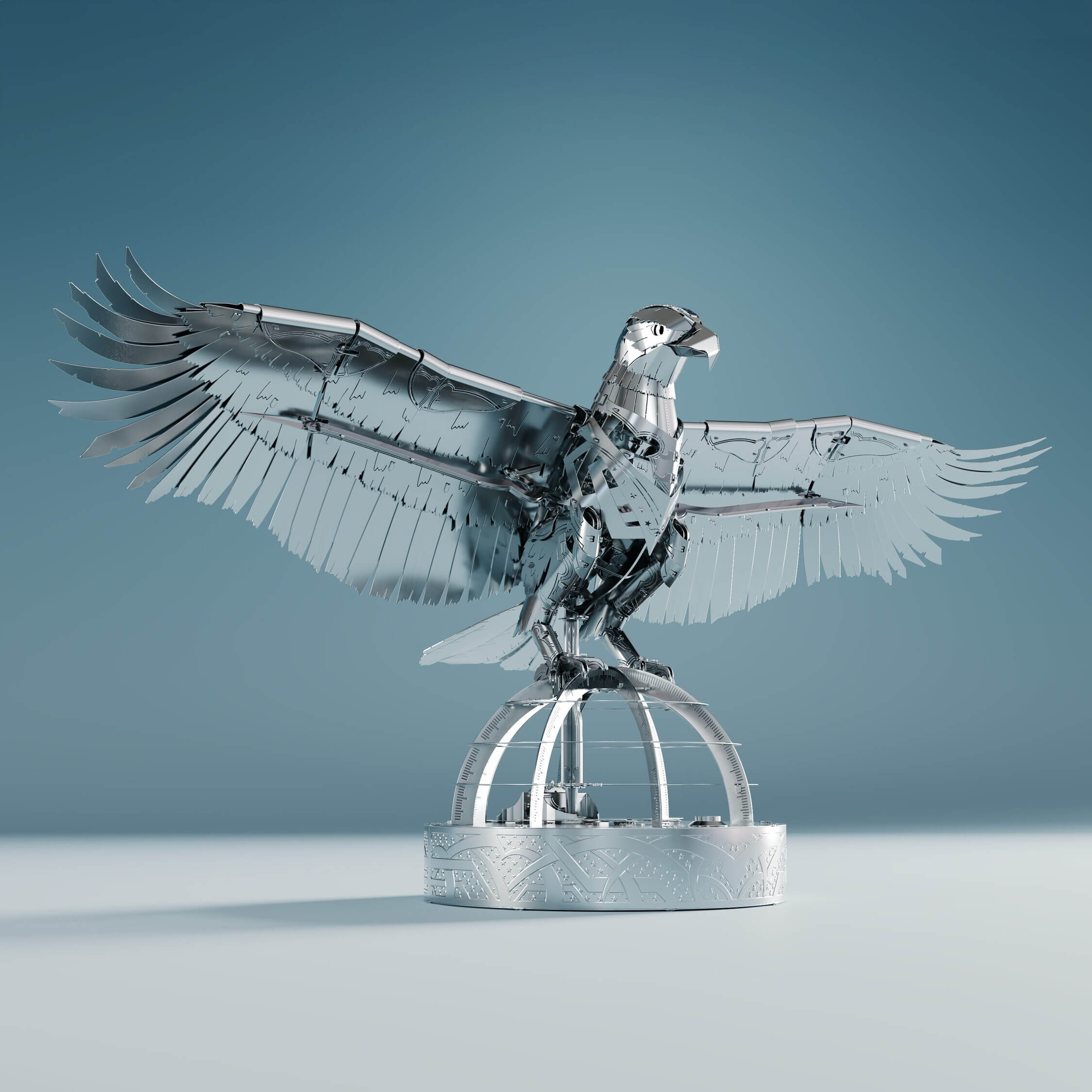 The Great Eagle Silver Armor Crystal Edition