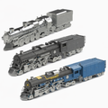 THREE POLAR STEEL SET