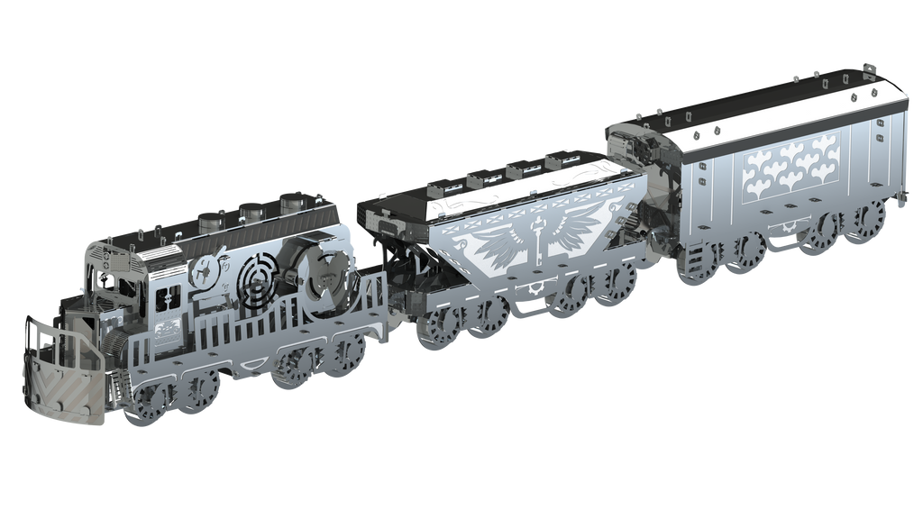 HEAVY LOCO FREIGHT TRAIN