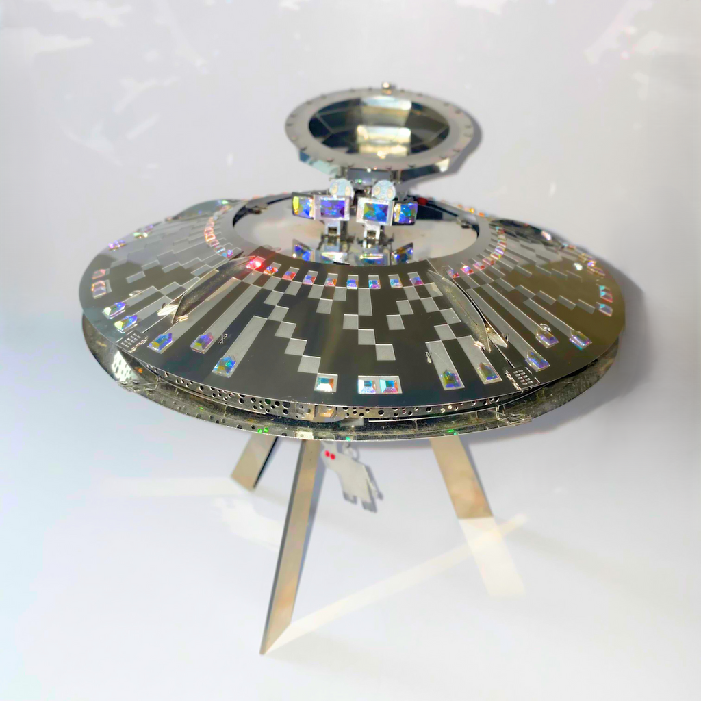 STELLAR RAIDERS UFO EMBELLISHED WITH SWAROVSKI® CRYSTALS