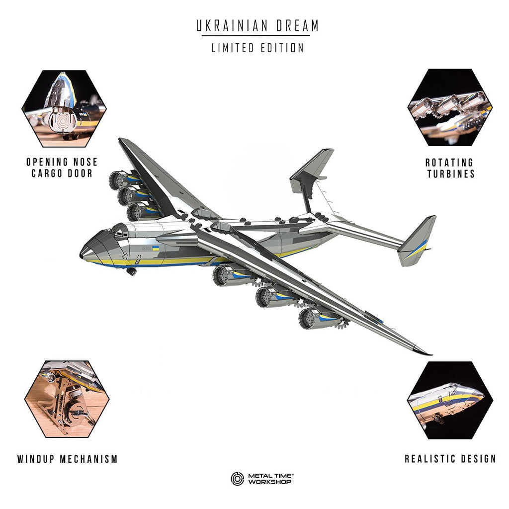 AN-225 MRIYA EMBELLISHED WITH SWAROVSKI® CRYSTALS