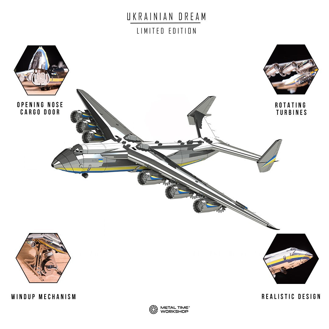AN-225 MRIYA EMBELLISHED WITH SWAROVSKI® CRYSTALS