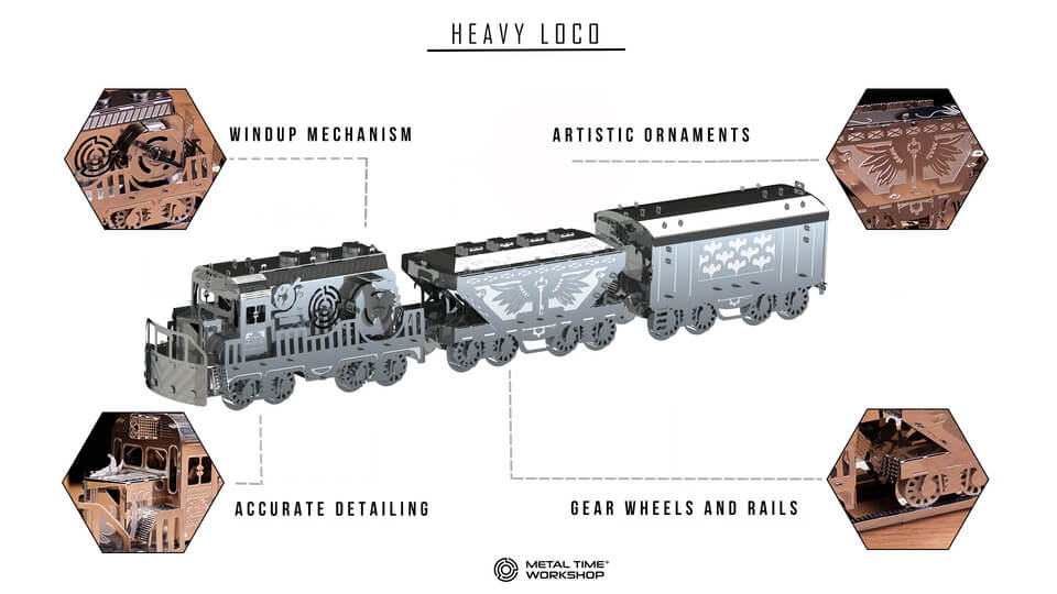 HEAVY LOCO FREIGHT TRAIN
