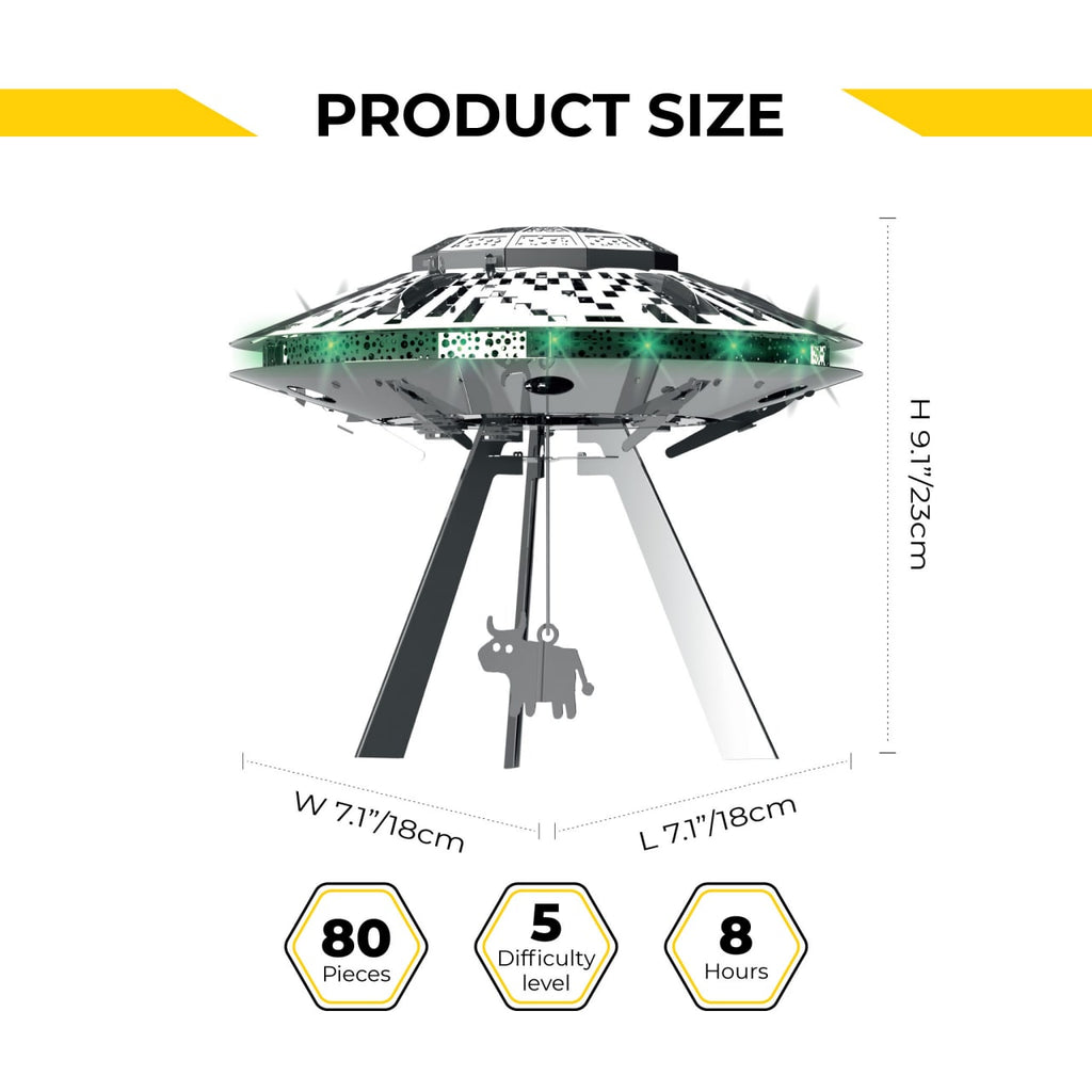 STELLAR RAIDERS UFO EMBELLISHED WITH SWAROVSKI® CRYSTALS